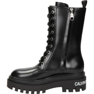 👉 Veterboots lakleer vrouwen zwart Calvin Klein 8720251266025