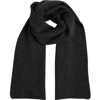 👉 Onesize unisex grijs Yuna Cashmere Knitted Scarf 8720066015573