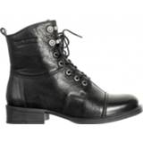 👉 Ten Points - Women's Pandora Lace Boots - Hoge schoenen maat 42, zwart/grijs