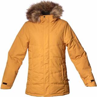 👉 Isbjörn - Kid's Downhill Winter Jacket - Ski-jas maat 170/176, oranje/bruin
