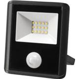 👉 Zwart LED-Schijnwerper voor buitenshuis | 10 W Neutraalwit PIR-Sensor 5410329704704