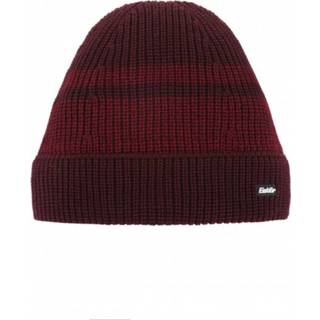 👉 Muts purper zwart One Size uniseks Eisbär - Gent Oversize maat Size, purper/zwart 9008132603855