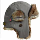 👉 Isbjörn - Kid's Squirrel Winter Cap - Muts maat 52/54, grijs/zwart/bruin