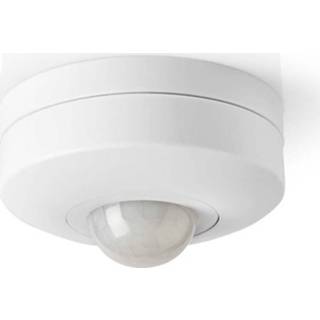 Bewegingsmelder wit active - Rond Netstroom Instelbare Vertragingstijd en Lichtgevoeligheid 5412810310593