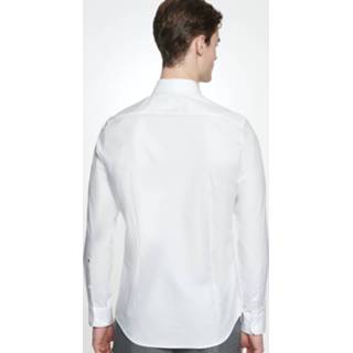👉 Seidensticker Overhemd Shaped Fit Twill Wit (01.294860 - 01)