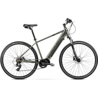 👉 Sportieve Elektrische Fiets Heren Middenmotor Romet Orkan 1M 18Inch Groen