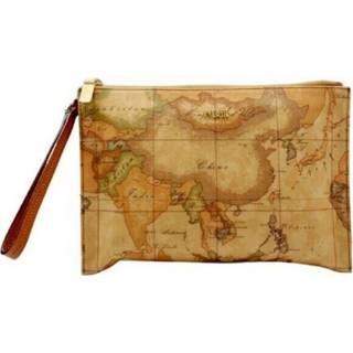 👉 Clutch onesize vrouwen beige Geo Clutches