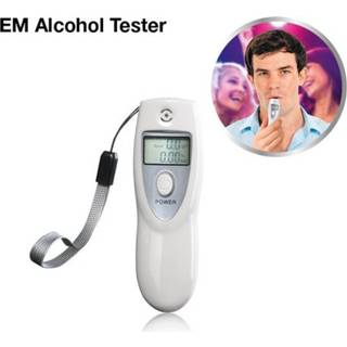 👉 Alcoholtester One Size Color-Wit EM Alcohol Tester - Breathalyzer 4016471081659