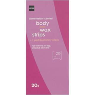 👉 Wax HEMA Ontharingsstrips Body - 20 Stuks 8716618311231