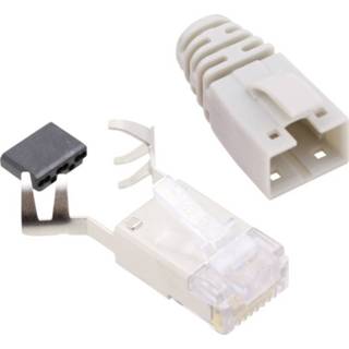 👉 F connector BEL Stewart Connectors SS39CWE RJ45 stekker CAT 6 Stekker, recht Aantal polen: 8P8C Naturel 1 stuk(s) 2050001236807