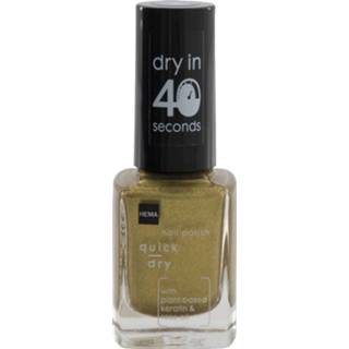 Nagellak goud HEMA Quick Dry 255 Keep Going Gold (goud) 8720354211656