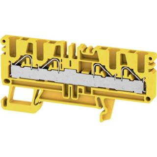 👉 Doorgangsserieklem Weidmüller PDU 2.5/4/4AN GE 1529900000 Geel 100 stuk(s)