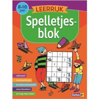 👉 Spelletjesblok nederlands boeken Leerrijk - 8-10 jaar 9789044751017