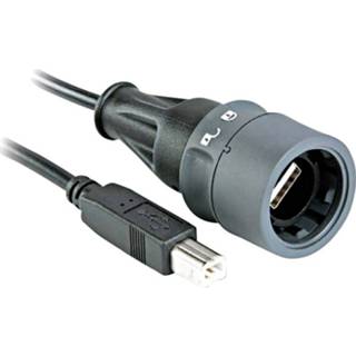 👉 Bulgin USB 2.0 Aansluitkabel [1x USB-A 2.0 stekker - 1x USB-B 2.0 stekker] 5.00 m Zwart