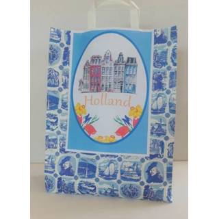 👉 Cadeautas Delfts Blauw met Tulpen