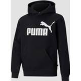 Fleece trui zwart kinderen Puma essentials big logo 4063697292710