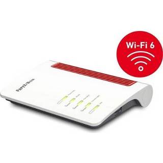 👉 Modem router Wit-Rood AVM FRITZ!Box 7530 AX Wifi 4023125029448