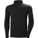 👉 Helly Hansen - Lifa Merino Midweight 1/2 Zip - Merino-ondergoed maat XXL, zwart