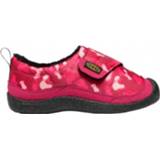 👉 Keen - Youth Howser Low Wrap - Pantoffels maat 7, roze/zwart/rood