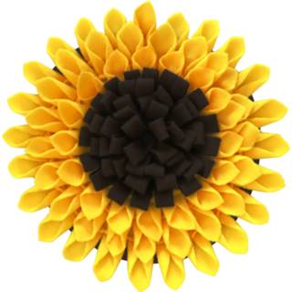 Speelmat geel bruin Adori Sunflower - Speelgoed Ø30x30 cm 8711621970413