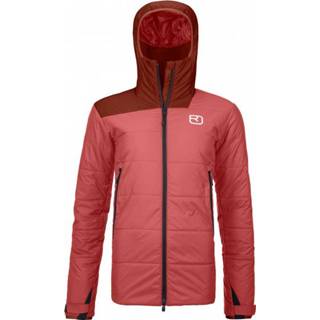 👉 Ortovox - Women's Swisswool Zinal Jacket - Isolatiejack maat XL, rood/roze