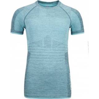 👉 Ortovox - Women's 230 Competition Short Sleeve - Merino-ondergoed maat L, grijs/turkoois