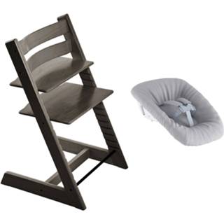 👉 Trap grijs hout hazy grey Stokke® Tripp Trapp® Incl. Newborn Set™