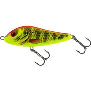 👉 Oranje groen donkergroen Salmo Rattlin' Slider - Jerkbait Green Tiger 8cm 5903068199004