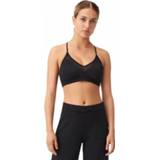 👉 Sport BH polyamide XL vrouwen zwart valt normaal medium ondersteuning Never Out geen sluiting volwassenen yoga Röhnisch sportbeha Sheer Element dames mt 7314840152595