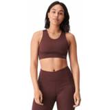 👉 Sport BH polyester vrouwen Never Out bruin XS volwassenen medium ondersteuning valt normaal geen sluiting fitness Röhnisch sportbeha Laser Speed dames maat 7314840156005