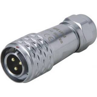 👉 Weipu SF1210/P6 II Ronde stekker Stekker, recht Serie (ronde connectors): SF12 Totaal aantal polen: 6 1 stuk(s)