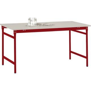 👉 Manuflex BB3011.7016 Bijzettafel basis stationair met melamine tafelblad in antraciet RAL 7016, bxdxh: 1000 x 600 x 780 mm Antraciet