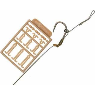 👉 Trap camouflage camo Korda N DF Rig Wide Gape - Onderlijn 15lb Haakmaat 8 5060062115604