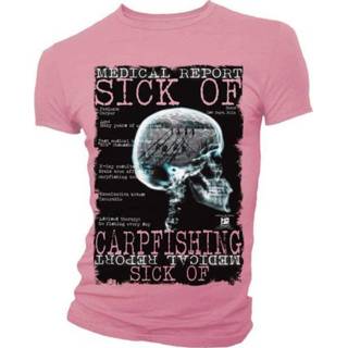 👉 Hotspot XXL roze Design Sick Of Carpfishing T-Shirt - Pink Maat 8056459891814