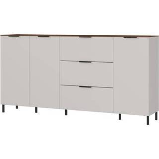 👉 Dressoir zand melamine l Amalfi Zand-Walnoot