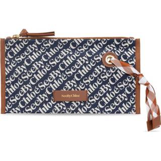 👉 Clutch onesize vrouwen blauw Beth with logo 7613385983467