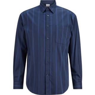 👉 Hemd l male blauw Gestreiftes