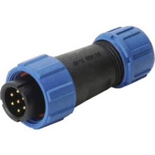 👉 Deltron Connectors DELKSP1310/P4I Rondconnector Stekker, recht Totaal aantal polen: 4 1 stuk(s)