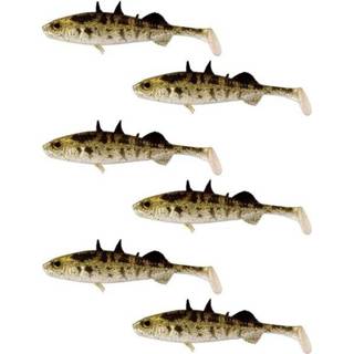 👉 Wit Westin Stanley the Stickleback Shadtail - 5.5cm 1.5g 6 Stuks 5707549448885