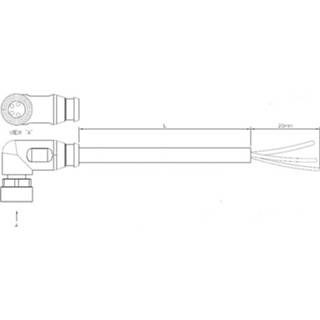 👉 Actuator zwart TE Connectivity 1-2273083-1 Sensor/actuator connector, geassembleerd M12 Bus, haaks 1.50 m Aantal polen: 4 1 stuk(s) 2050003732093