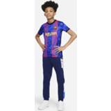 👉 Voetbalshirt FC Barcelona blauw unisex XS kinderen 2021/22 Stadium Derde Nike met Dri-FIT voor kids - 194958605490