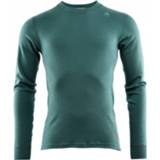 👉 Aclima - WW Crew Neck - Merino-ondergoed maat XXL, turkoois/zwart