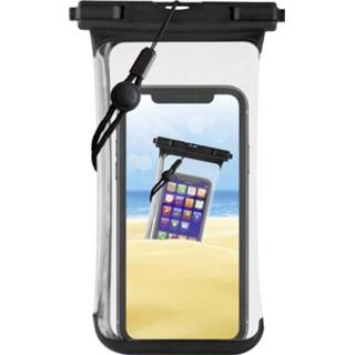 👉 Smartphone zwart transparant Vivanco Beach ketting Universeel Zwart, 4008928623659