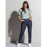 👉 Spijker broek katoen vrouwen makkelijk te combineren effen donkerblauw blauw Jeans Carla Angel of Style 4055711168187