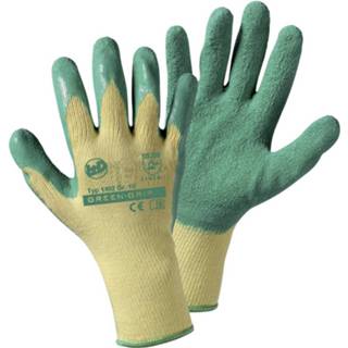 👉 Polyester Tuinhandschoen Maat (handschoen): 9, L EN 388 Cat II L+D Green grip 1492SB-9 1 paar
