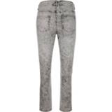 👉 Spijkerbroek effen grijs Slim Fit model vrouwen Jeans Angel of Style 4055713084225