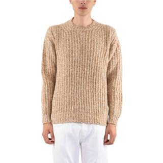👉 Vrouwen beige Maglia lupetto a coste