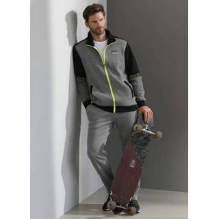 👉 Joggingpak comfortabel model mannen effen grijs zwart BABISTA Grijs/Zwart 4055705592615