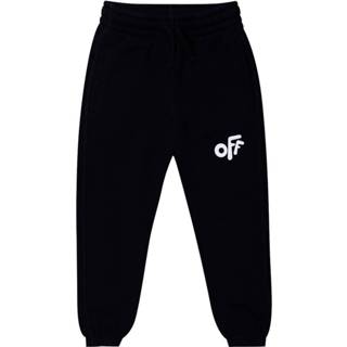 👉 Sweatpant unisex zwart Rounded Sweatpants