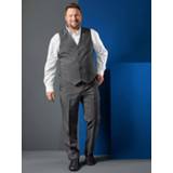 👉 Gilet kunstvezels antraciet mannen effen Men Plus 4055704743315